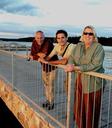 Bob Maciej and Tera on the pier.